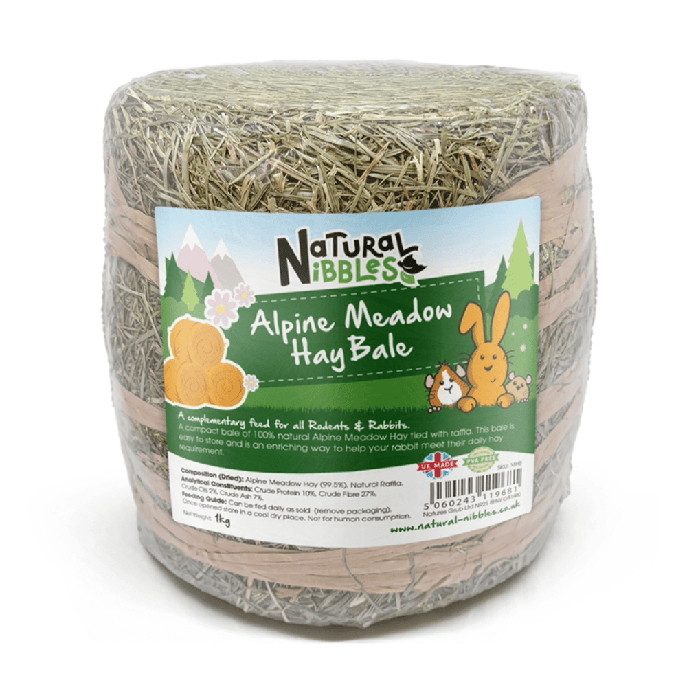 
                      
                        Bunny Bistro Alpine Meadow Hay Bale - Natural Nibbles
                      
                    