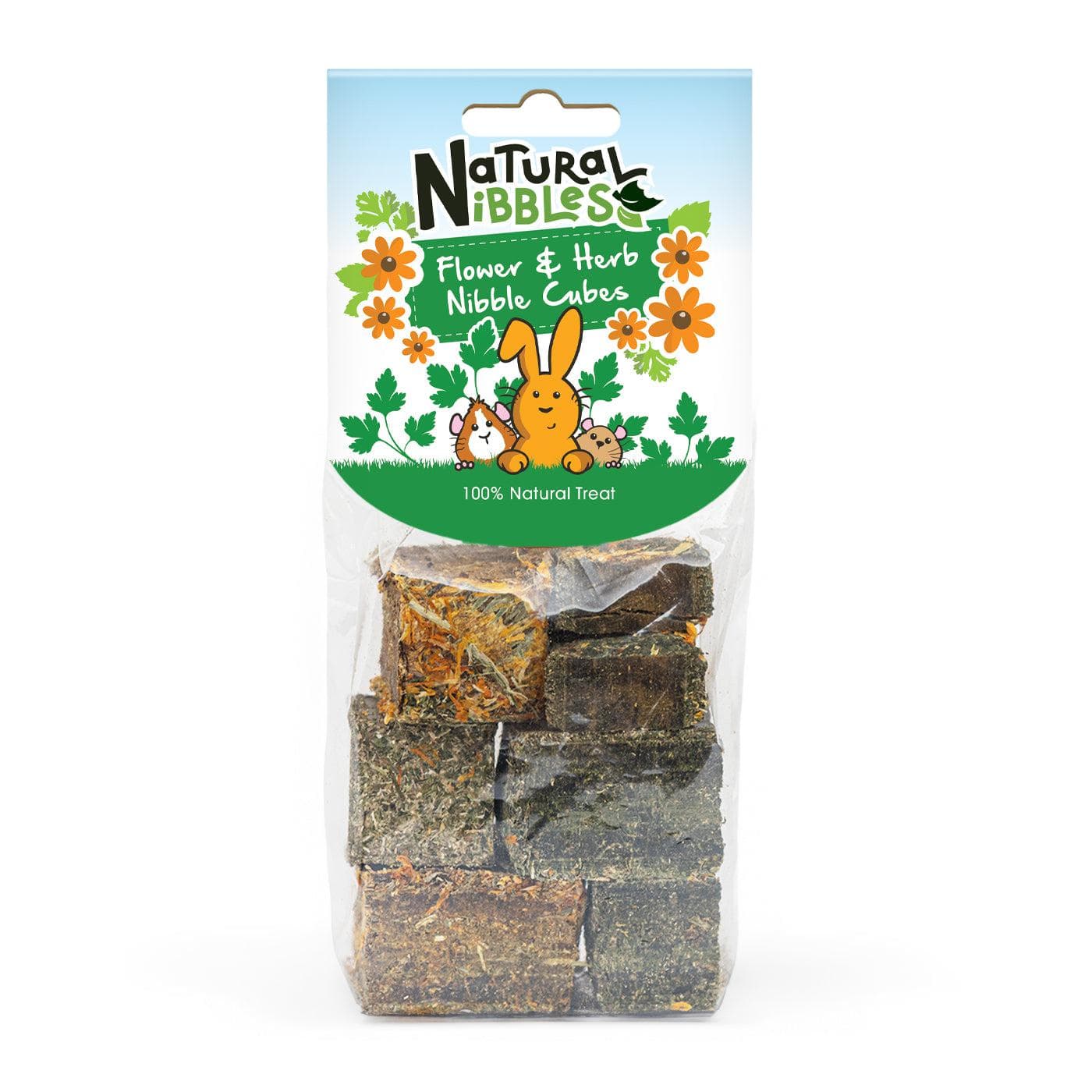 Bunny Bistro Flower & Herb Nibble Cubes 250g - Natural Nibbles