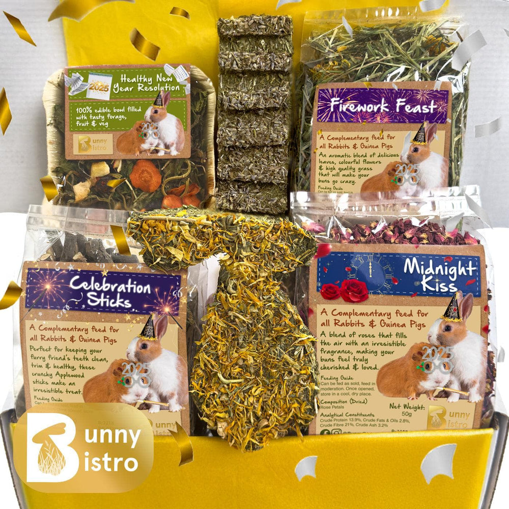 Bunny Bistro Monthly Forage Box - January 2025 - Happy New Year