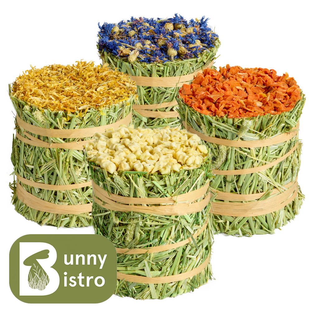 
                      
                        Bunny Bistro Natural Nibbles Timothy Hall Roll - Mixed Pack
                      
                    